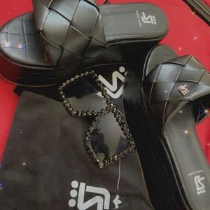 Brand name designer sandal